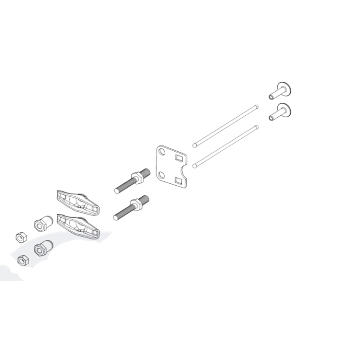 Valve rocker arm kit in the group at Gräsklipparbutiken (5401055-01)