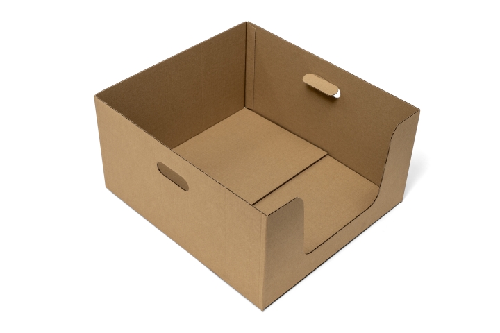 Cardboard box for PPE paper bags in the group at Gräsklipparbutiken (5401828-01)