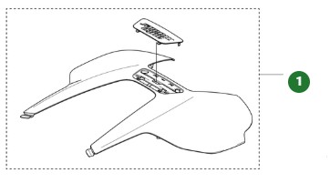 Top cover Automower 430V Nera in the group  at Gräsklipparbutiken (5401969-01)