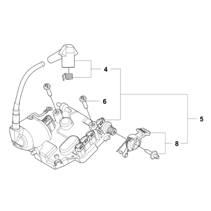 Control unit 564XPG in the group  at Gräsklipparbutiken (5403264-01)