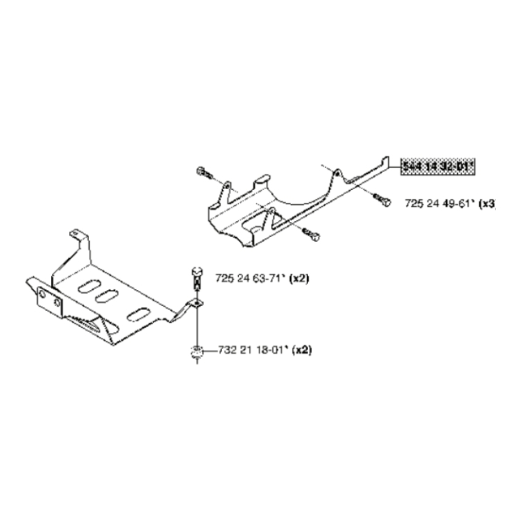 Set Hasplåt in the group  at Gräsklipparbutiken (5440693-03)