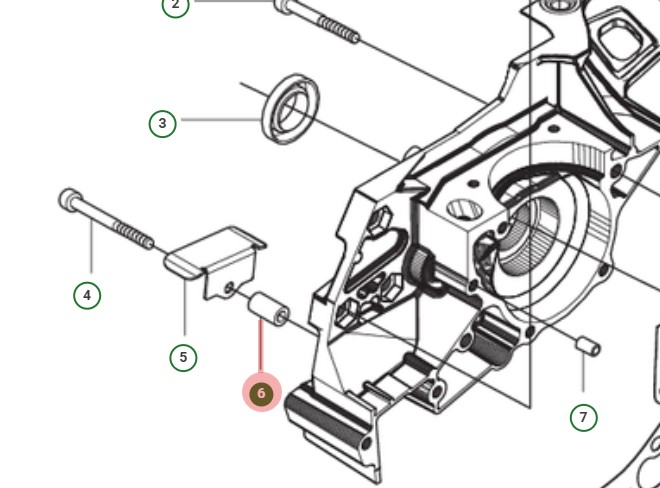 Bushing Belt Steering 5440977-01 in the group  at Gräsklipparbutiken (5440977-01)