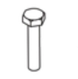 Screw Din 933 M10X50 12.9 5441141-02 in the group  at Gräsklipparbutiken (5441141-02)