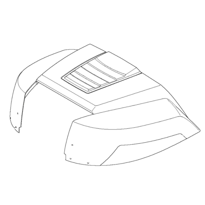 Engine Cover Kpl 5442450-02 in the group at Gräsklipparbutiken (5442450-02)