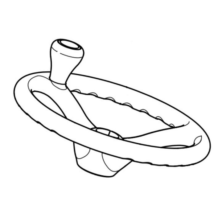 Steering Wheel 5442914-01 in the group  at Gräsklipparbutiken (5442914-01)