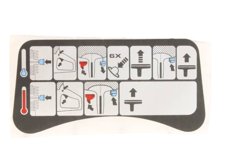Decal, Starter, K750 Purge in the group at Gräsklipparbutiken (5448909-02)