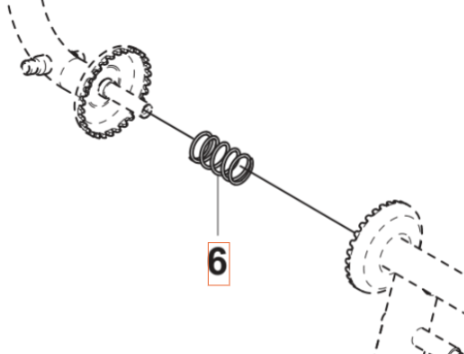 Throttle Spring 5449816-01 in the group  at Gräsklipparbutiken (5449816-01)