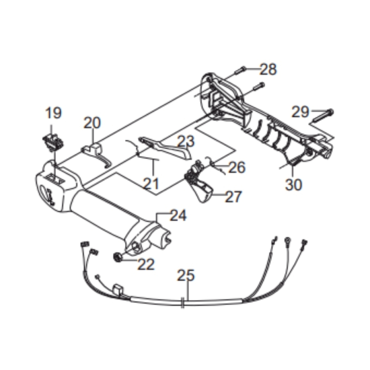 Assy-Throttle Housing (Incl, 19 5451255-02 in the group at Gräsklipparbutiken (5451255-02)