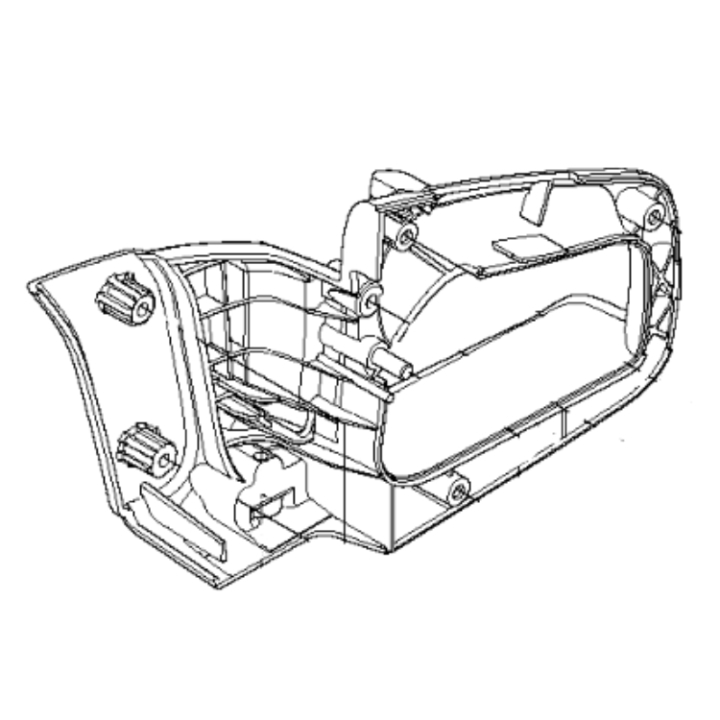 Rear Handle 5452154-01 in the group at Gräsklipparbutiken (5452154-01)