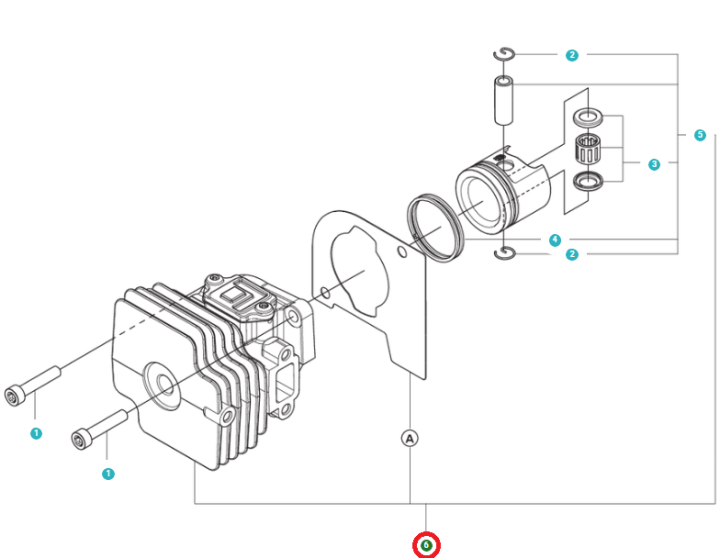 Cylinder Assy in the group  at Gräsklipparbutiken (5460576-01)