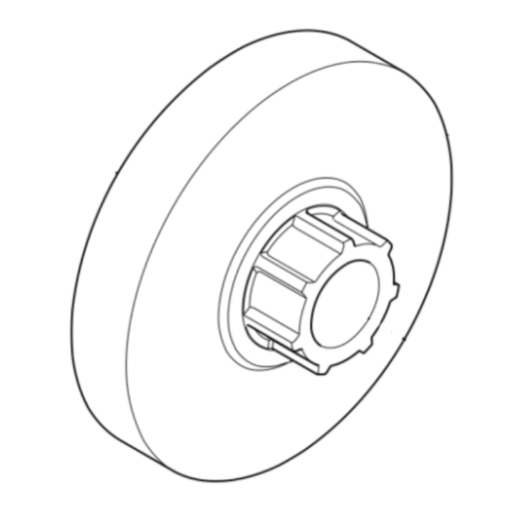 Clutch drum 3/8 in the group  at Gräsklipparbutiken (5460585-01)