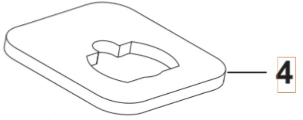 Gasket Foam Motor Cover 5460917-01 in the group at Gräsklipparbutiken (5460917-01)