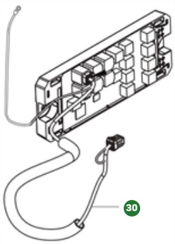 Wiring assembly main rear in the group  at Gräsklipparbutiken (5466882-01)