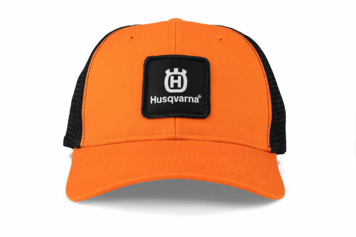Husqvarna cap trucker orange in the group  at Gräsklipparbutiken (5471557-01)
