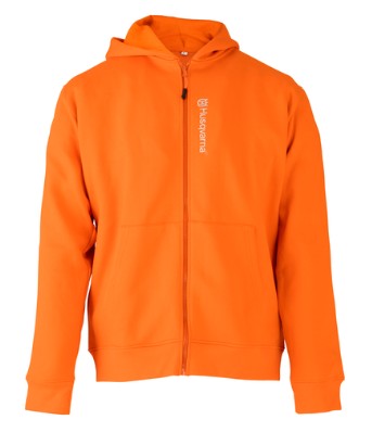 Husqvarna Zip Hoodie Orange, M in the group Forest and Garden Products / Husqvarna Protective clothing/equipment / Workwear / Accessories at Gräsklipparbutiken (5471585-50)