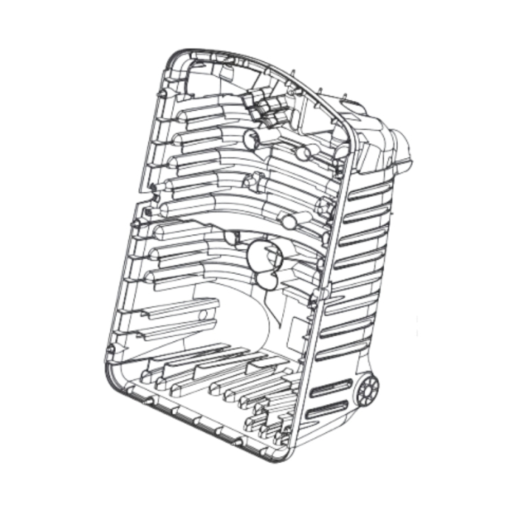 Cover rear cabinet kit in the group  at Gräsklipparbutiken (5473670-01)