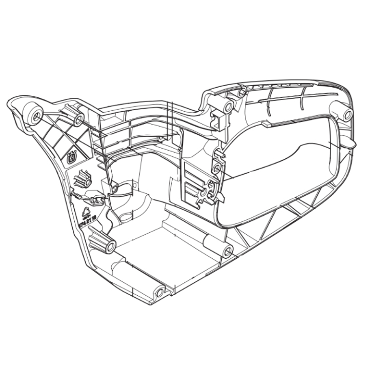 Rear Handle 5742118-01 in the group  at Gräsklipparbutiken (5742118-01)