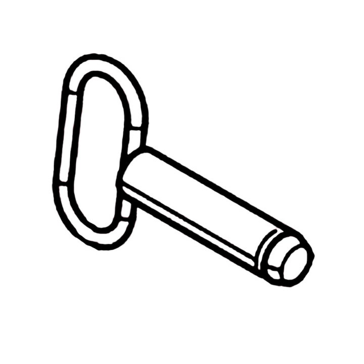 Pin Rops Clear Zinc in the group  at Gräsklipparbutiken (5743880-02)