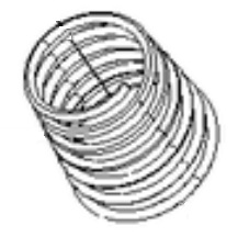 Spring in the group Spare parts Husqvarna 136LiL at Gräsklipparbutiken (5744721-01)