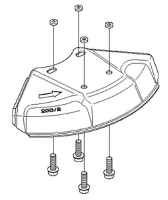 Blade Guard Assy Torx 5745326-02 in the group  at Gräsklipparbutiken (5745326-02)