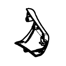 Nose Bullhorn Right Orange 5748107-05 in the group at Gräsklipparbutiken (5748107-05)