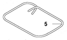 Seal Strip in the group Automower 305 - 2022 at Gräsklipparbutiken (5748747-11)