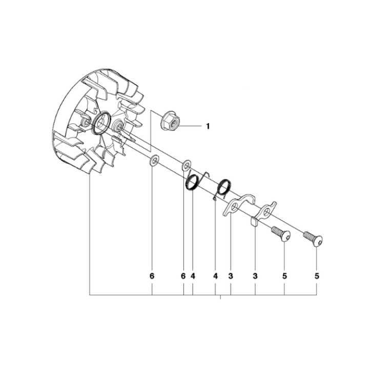 Rotor 5753221-01 in the group  at Gräsklipparbutiken (5753221-01)