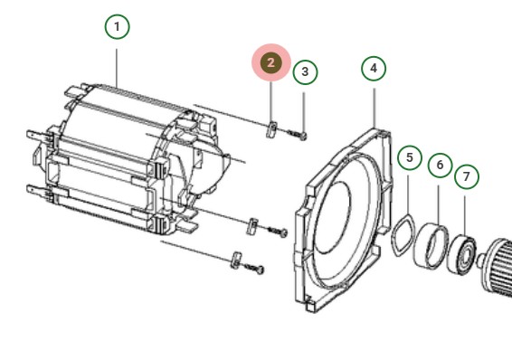 Plate 5753961-01 in the group  at Gräsklipparbutiken (5753961-01)