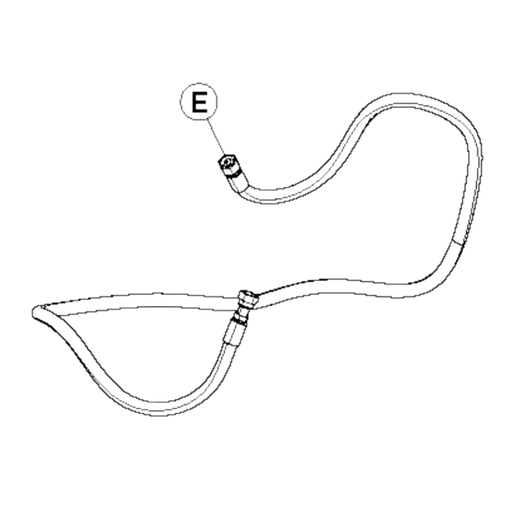 Hydraulic Hose 3/8 Lifting Un 5758754-02 in the group  at Gräsklipparbutiken (5758754-02)