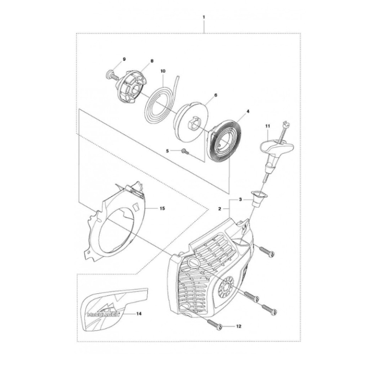 Starter Kpl 5762742-03 in the group at Gräsklipparbutiken (5762742-03)