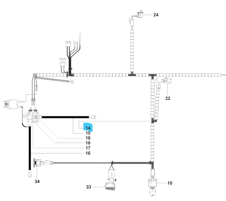 Wiring 5769671-01 in the group  at Gräsklipparbutiken (5769671-01)