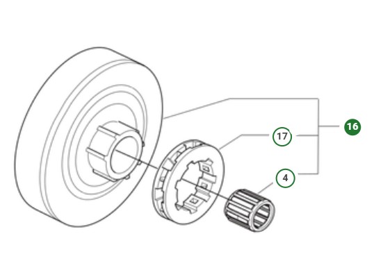 Clutch drum 0.325
