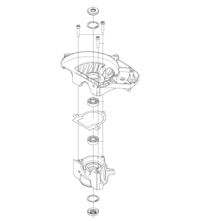 Crankcase in the group  at Gräsklipparbutiken (5776699-02)