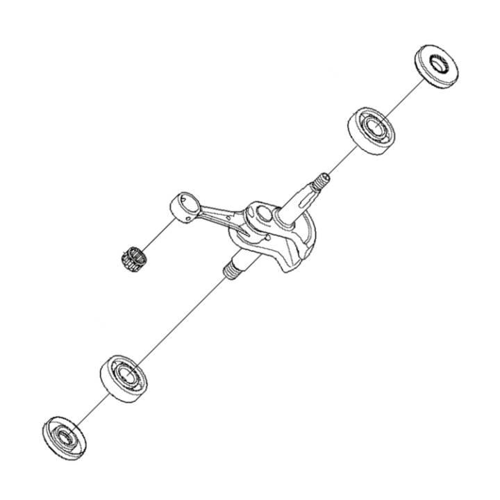Crankshaft in the group  at Gräsklipparbutiken (5776700-01)