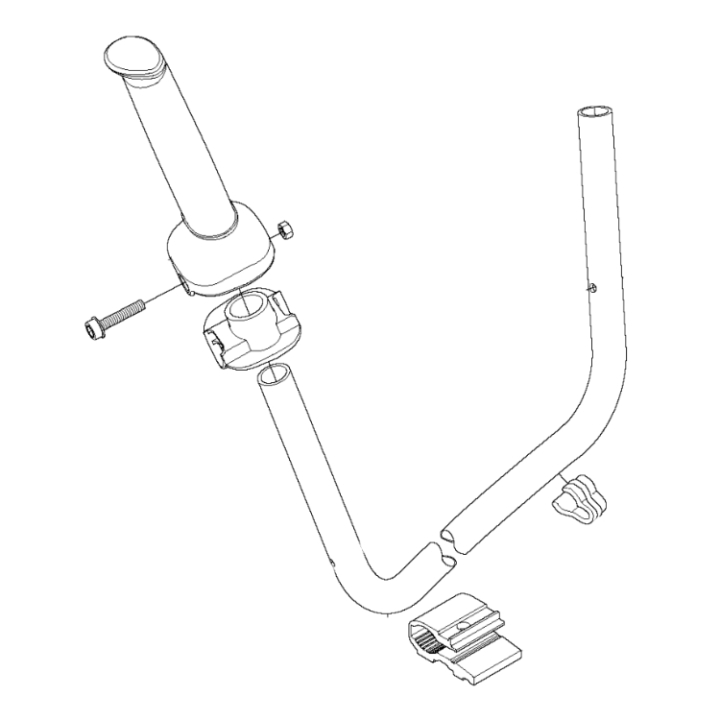 Handlebar Complete Soft Handle 5782482-01 in the group  at Gräsklipparbutiken (5782482-01)