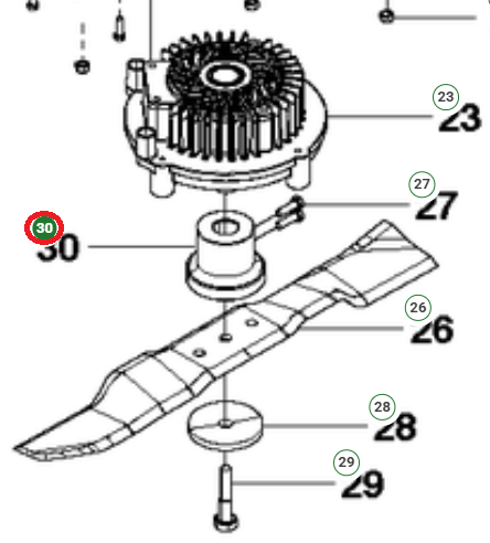 Adapter 5783947-01 in the group at Gräsklipparbutiken (5783947-01)
