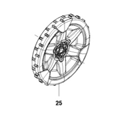 Rear wheel in the group  at Gräsklipparbutiken (5795060-03)