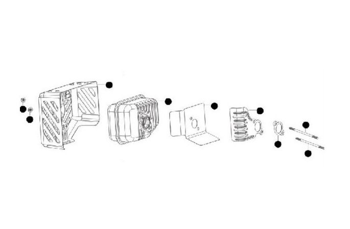 Muffler Kit 5798290-05 in the group at Gräsklipparbutiken (5798290-05)