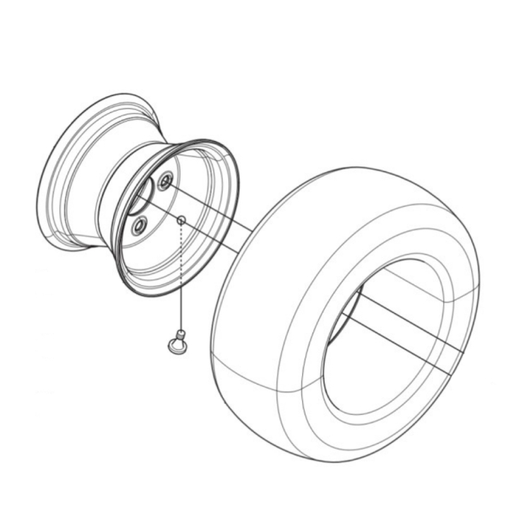 Wheel Assy in the group  at Gräsklipparbutiken (5806303-02)
