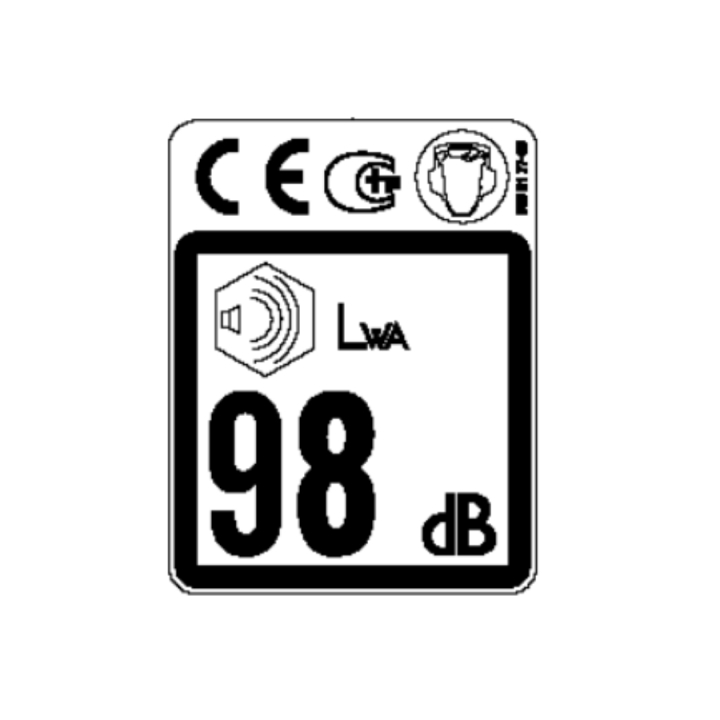 Label Combi Eu/Aus 102 Db in the group  at Gräsklipparbutiken (5817840-08)