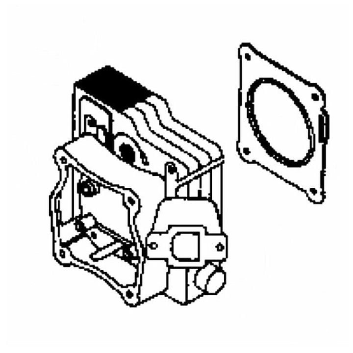 Cylinder Head Lct.208Cc.Epa Ii in the group  at Gräsklipparbutiken (5820457-01)