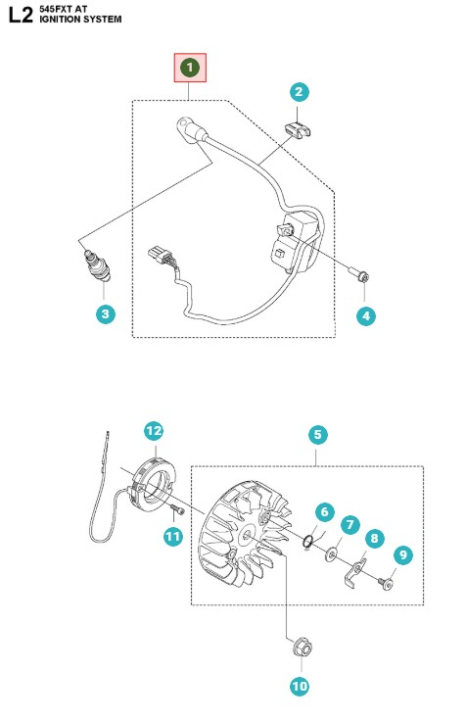 Ignition module 545FX, 545FXT AutoTune in the group at Gräsklipparbutiken (5827233-01)