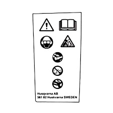 Label Ce No Db, Spare Part, 5827941-05 in the group  at Gräsklipparbutiken (5827941-05)