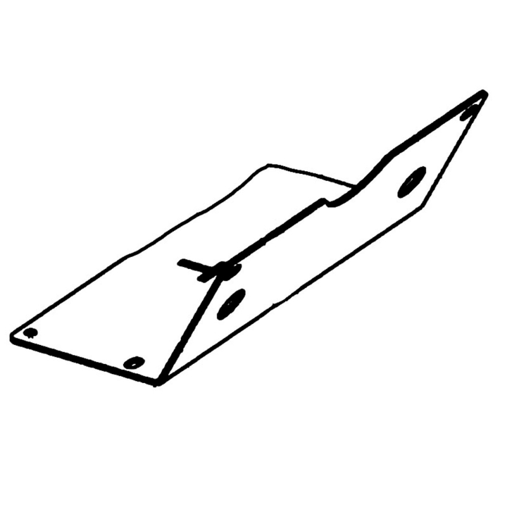 Cover Bottom Frame Track Ms668 5838086-02 in the group at Gräsklipparbutiken (5838086-02)