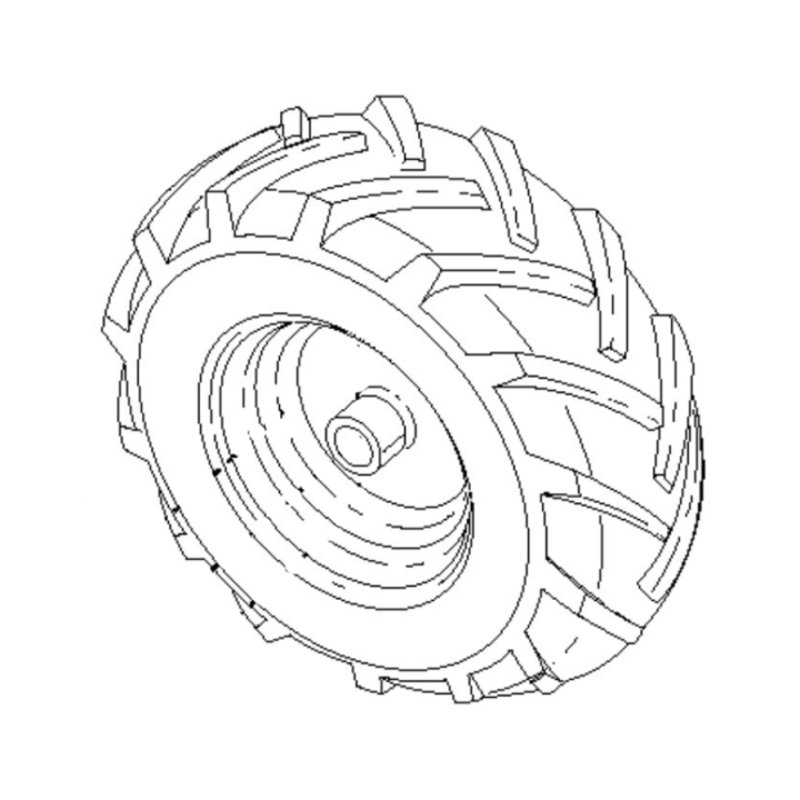 Wheel Right 5838774-01 in the group at Gräsklipparbutiken (5838774-01)