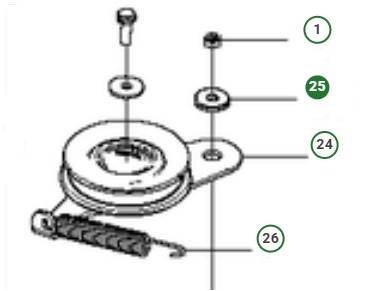 Plastic Washer Compl 5842886-01 in the group at Gräsklipparbutiken (5842886-01)