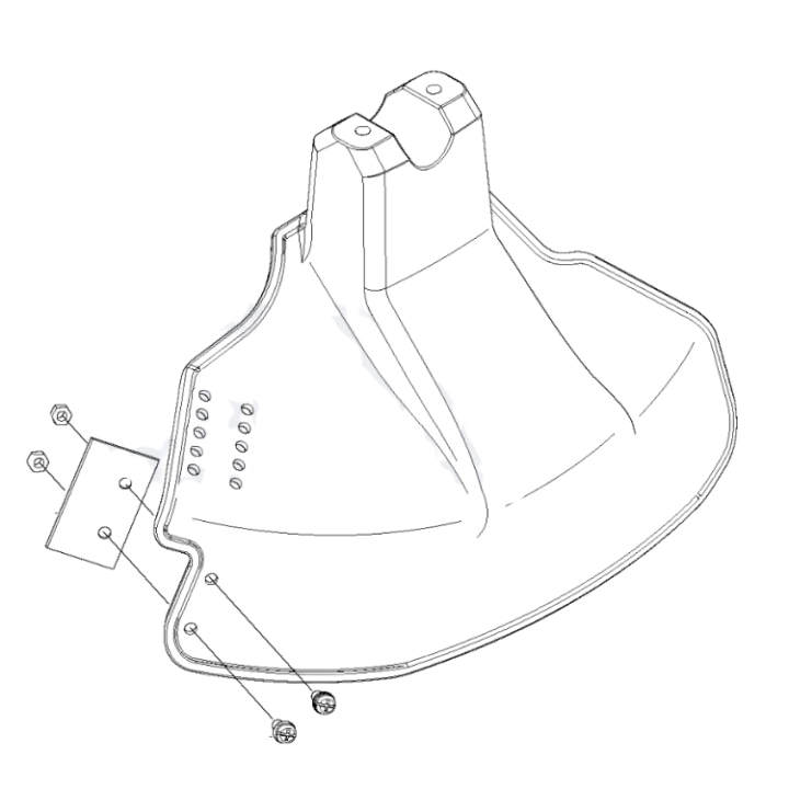 Trimmer Protection 5844042-01 in the group  at Gräsklipparbutiken (5844042-01)