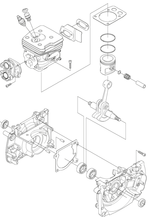 Short Block 5854515-03 in the group  at Gräsklipparbutiken (5854515-03)