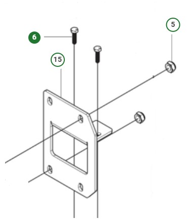 Screw 5856911-01 in the group at Gräsklipparbutiken (5856911-01)