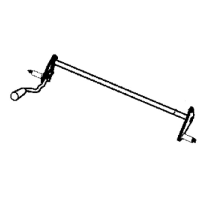 Wheel Axle 5856923-01 in the group at Gräsklipparbutiken (5856923-01)